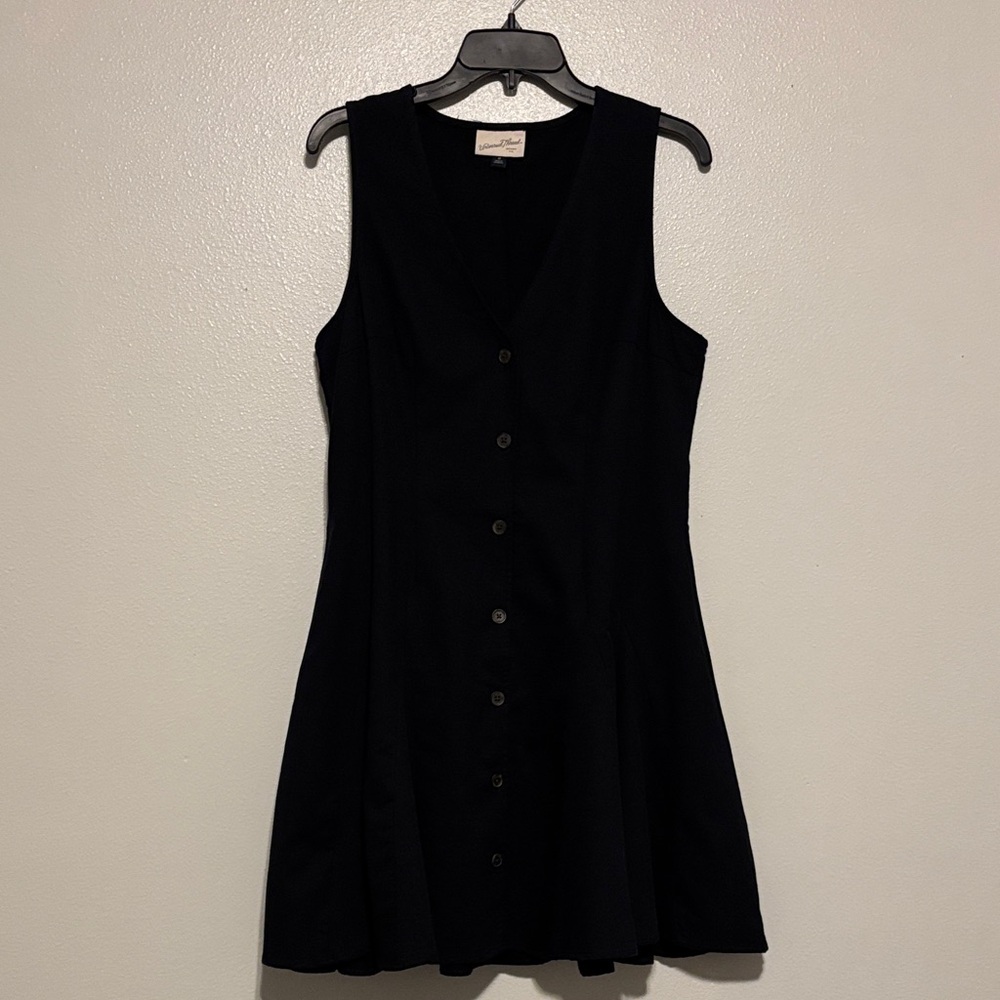 Universal Thread Black Button-Down Mini Dress - image 1